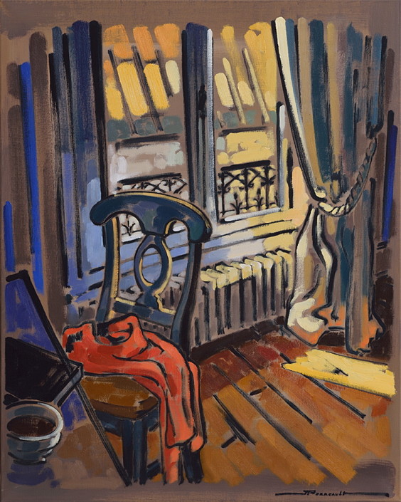 Un matin à Paris_ 30_x24_C4E9 Artiste de Paris