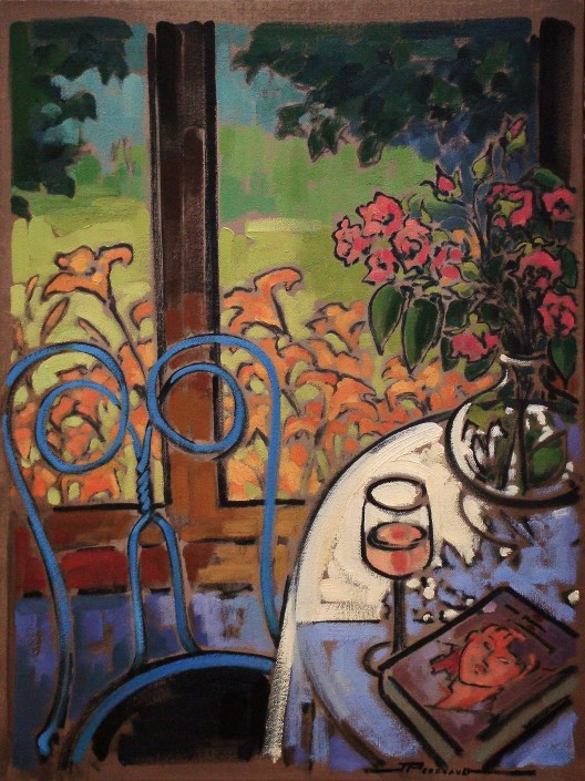 S-_Déclinaisons de rose_ 24_x18_#540D Artiste peintre fleurs